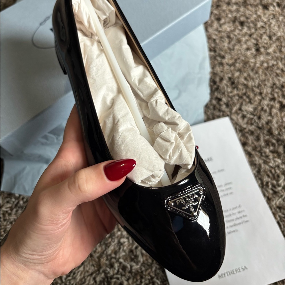 Prada Women's patent flats